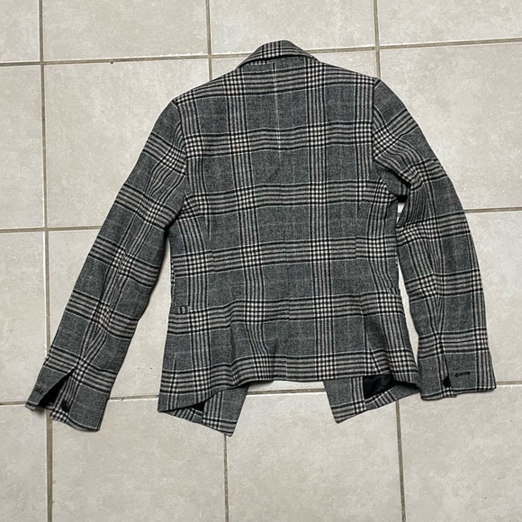 Mango plaid houndstooth blazer - Picture 3 of 11